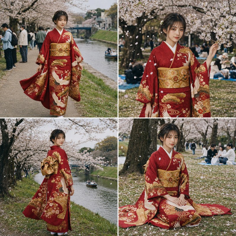 Cherry Blossom · Furisode Kimono